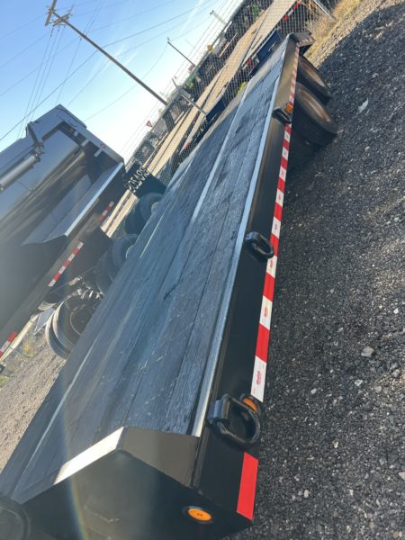 2001 bigtex pintle heavy equipmen transport trailer